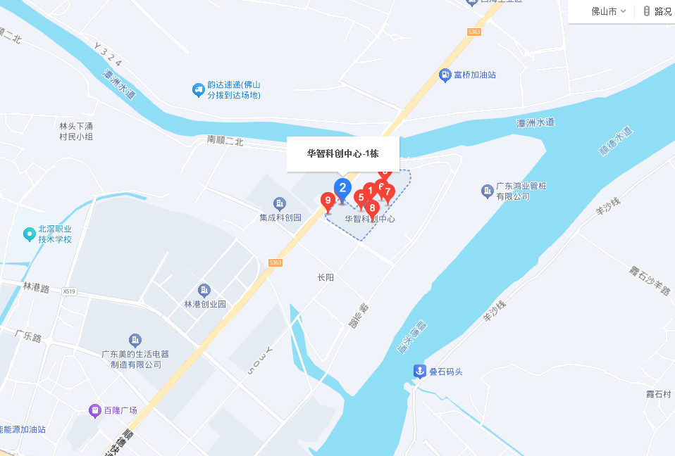 公司位置地图